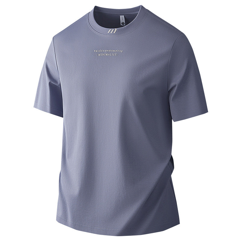 Men's Thin Ice Silk Cool-Feel Short-Sleeve T-Shirt - Image 5